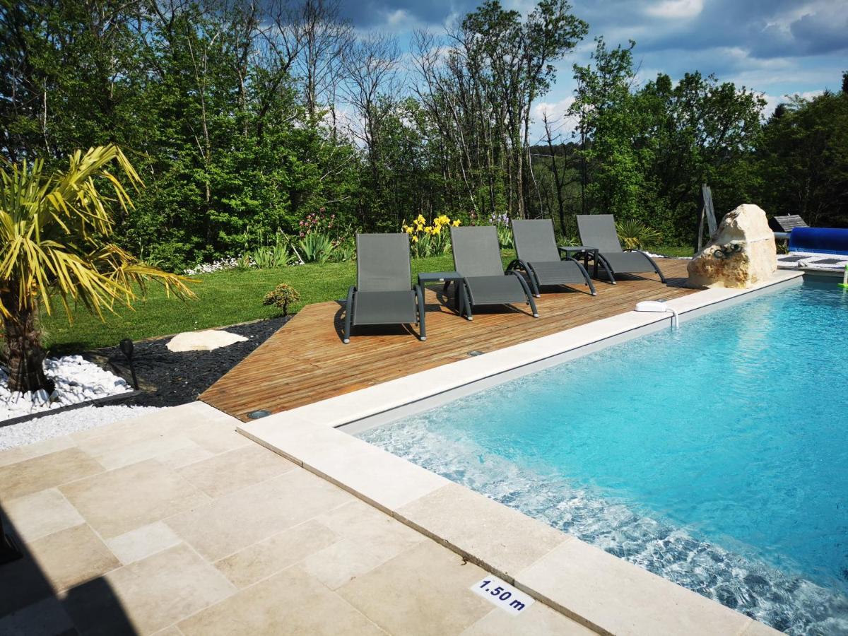 "Notre Bastide" Maison Et Table D'Hotes Traditionnelle Et Vegetarienne, Piscine, Jacuzzi, Clim, , A 5 Mn De Sarlat Marcillac-Saint-Quentin 외부 사진